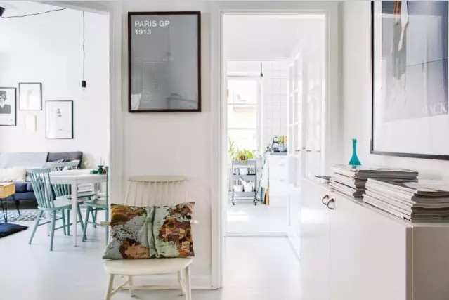 46㎡清新简约北欧风单身公寓，一点都不挤！