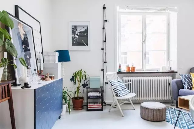 46㎡清新简约北欧风单身公寓，一点都不挤！