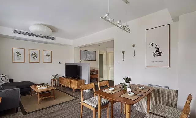 90㎡简约原木风，沉溺在清新质朴的自然意境里！