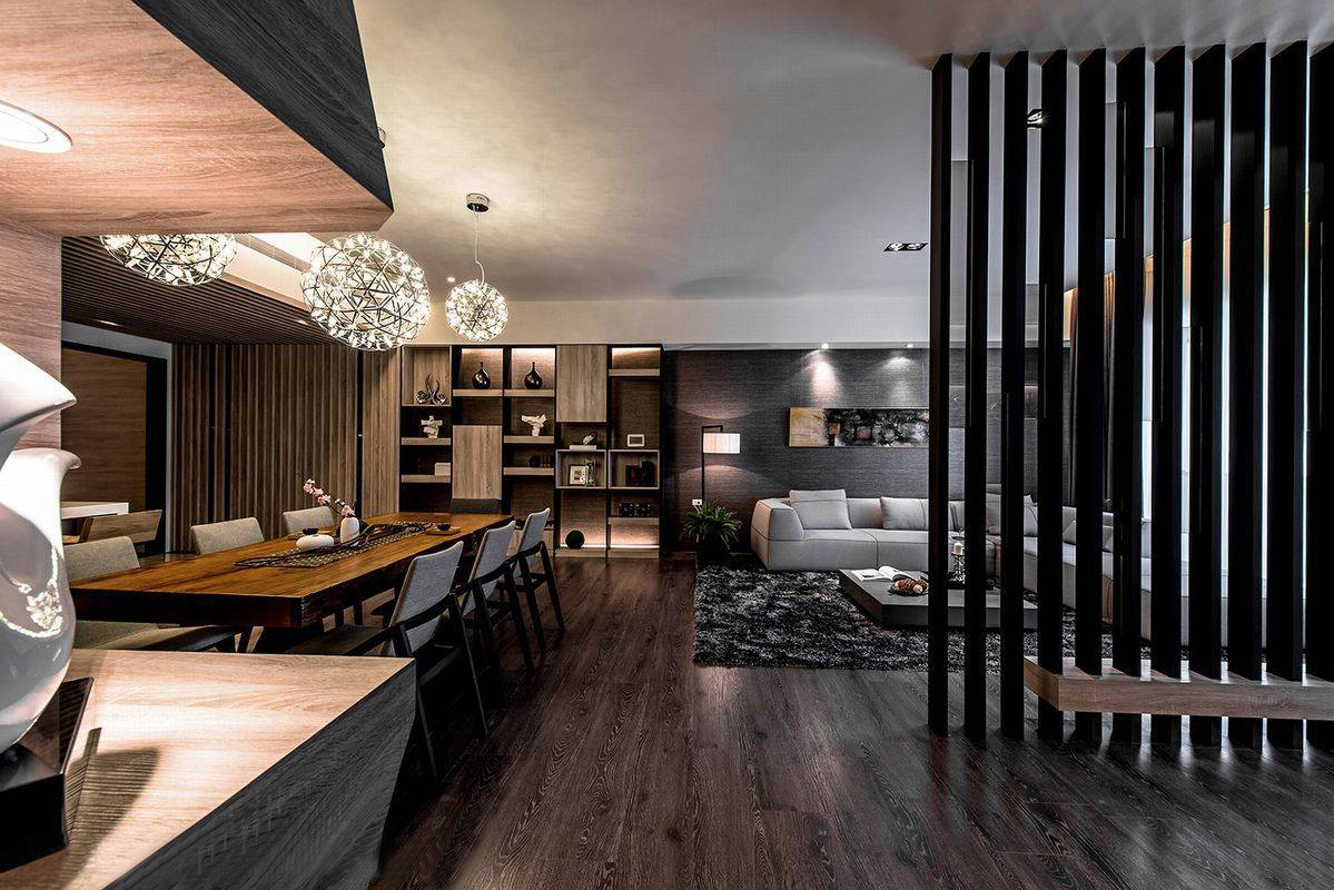 149方现代简约三居室，黑白经典搭配精致生活