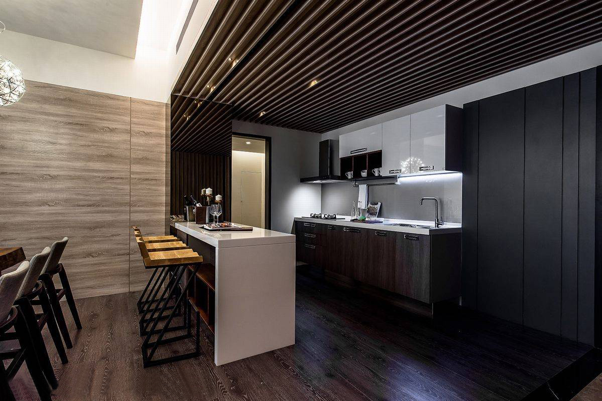 149方现代简约三居室，黑白经典搭配精致生活