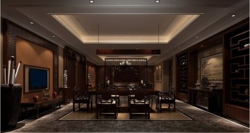 文化气息浓厚雅致中式办公