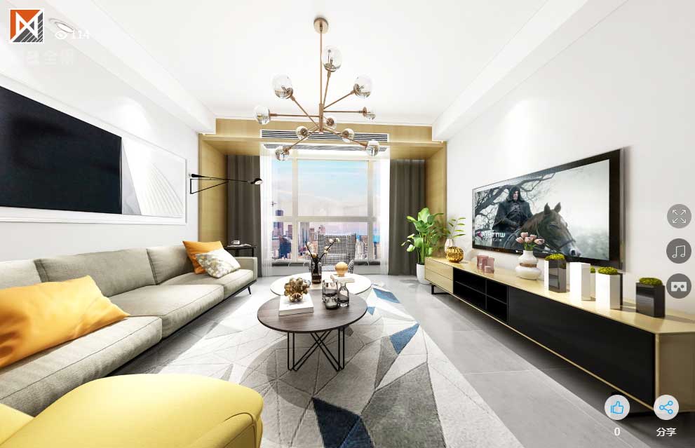 大宁装饰—现代北欧(保利公